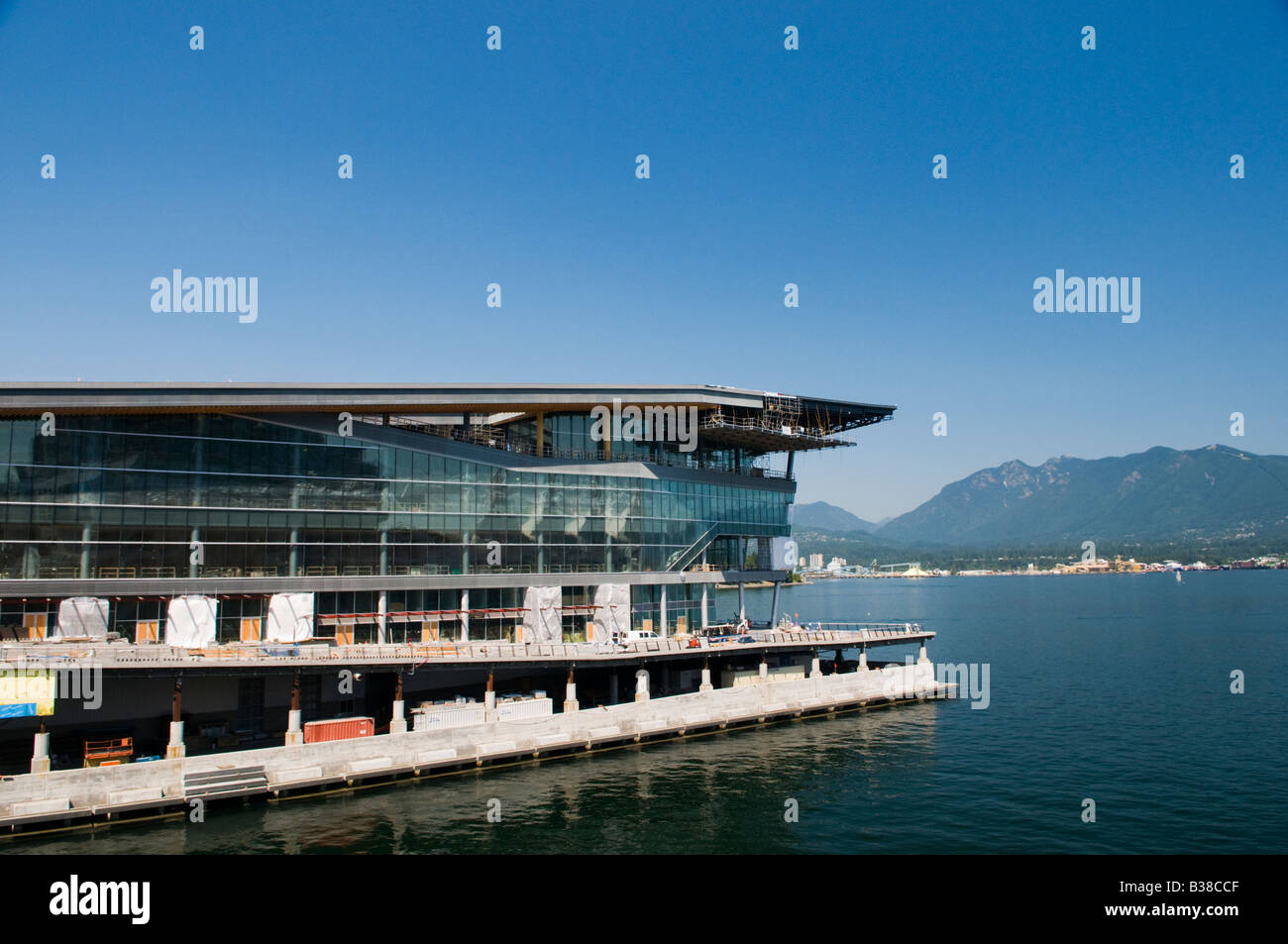 "L'agrandissement du Vancouver Convention and Exhibition Centre en construction, Vancouver Canada' Banque D'Images