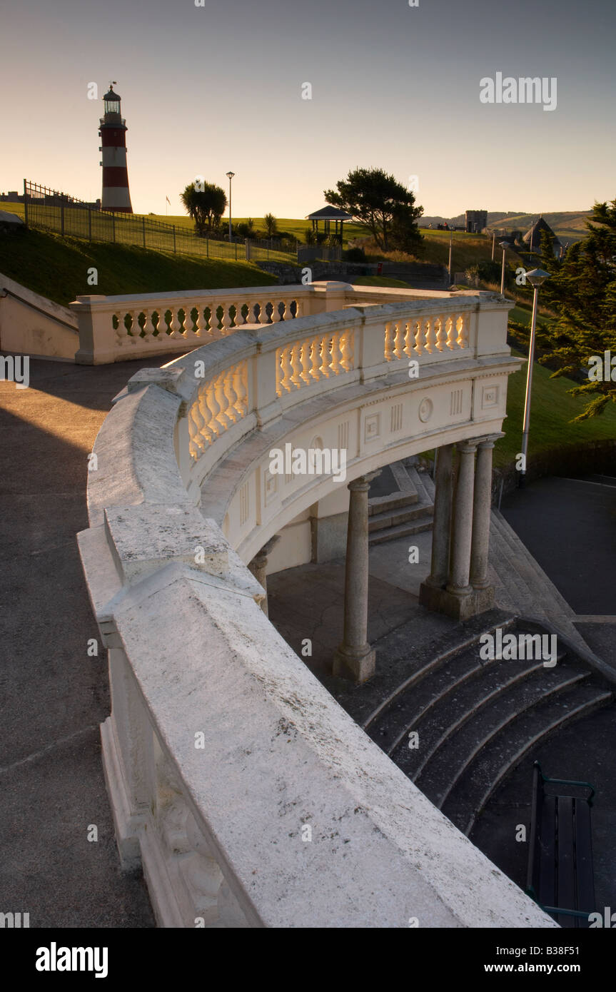 Le Belvédère connu comme le gâteau de mariage sur Plymouth Hoe Devon UK Banque D'Images