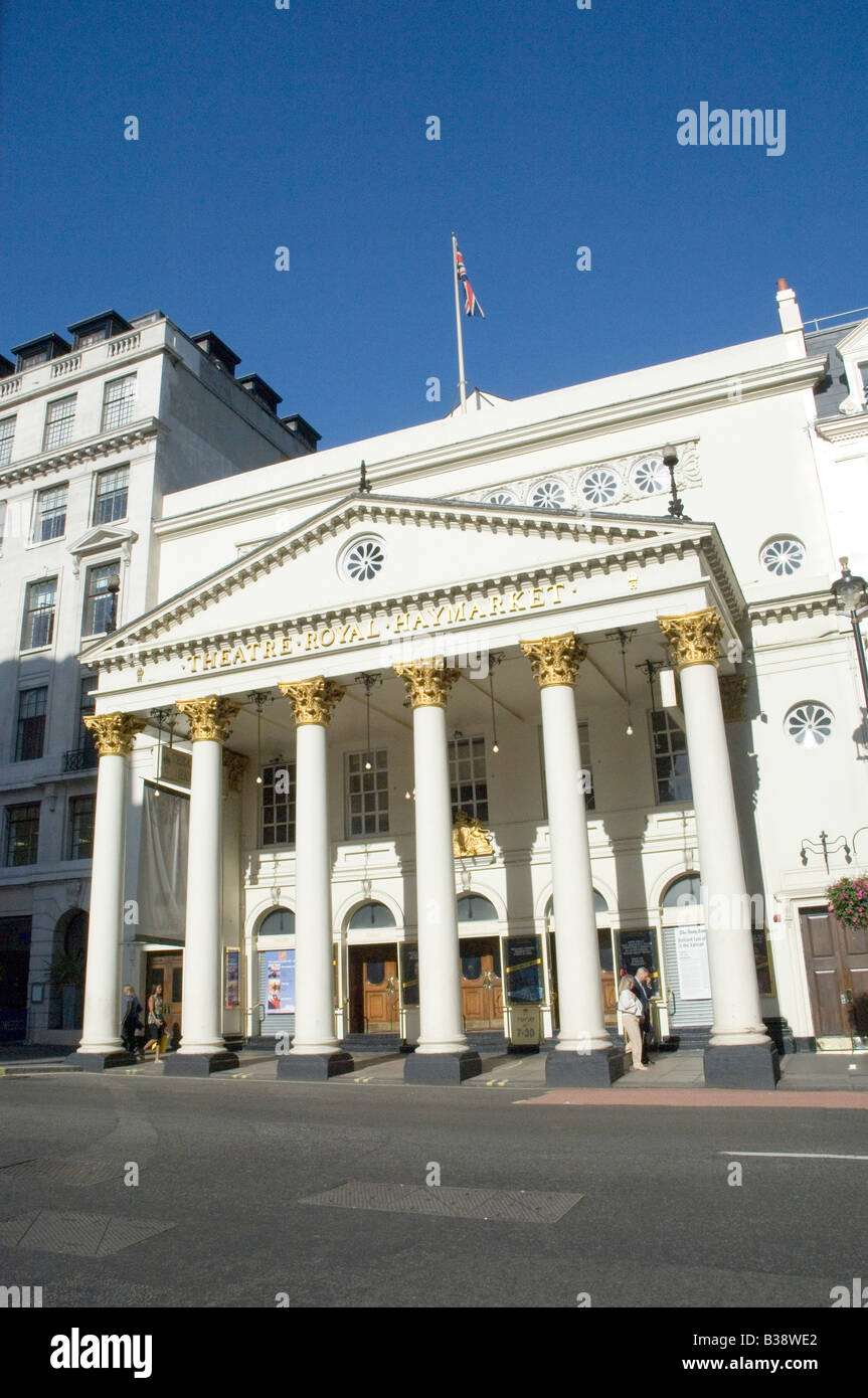 Le Theatre Royal Haymarket en dans le centre de Londres, UK Banque D'Images