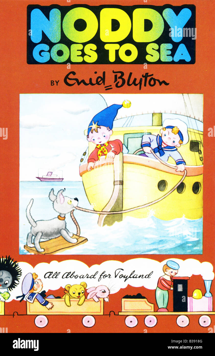 Noddy prend la mer livre par Enid Blyton 1983 pour un usage éditorial uniquement Banque D'Images