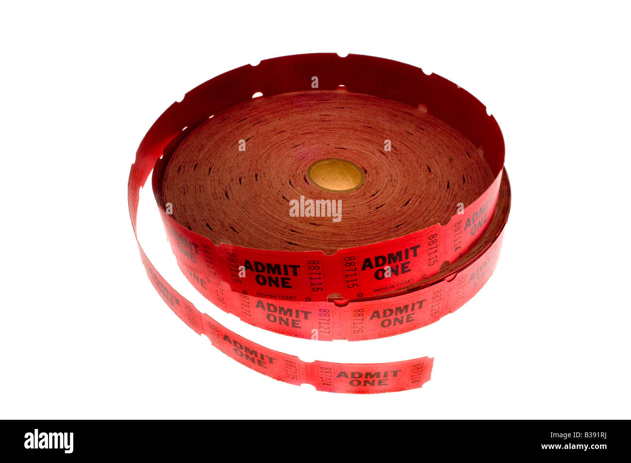 Rouleau De 1000 Billets De Tombola Rouges – Billets Perforés, Papier épais – Carnaval, événements, Centres De Loisirs