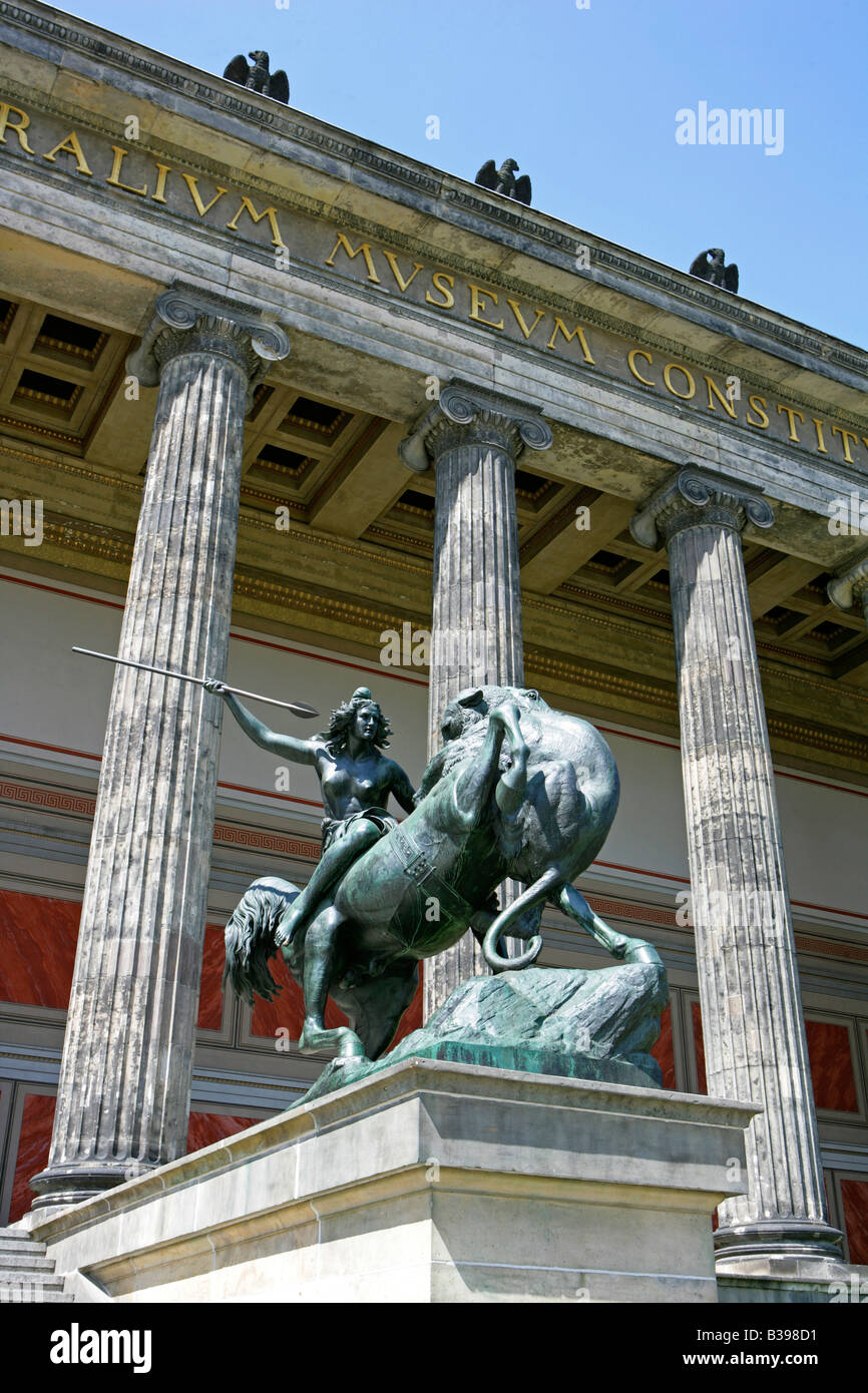 Altes Museum de Berlin, Deutschland, Allemagne, Berlin, l'ancien Musée Banque D'Images