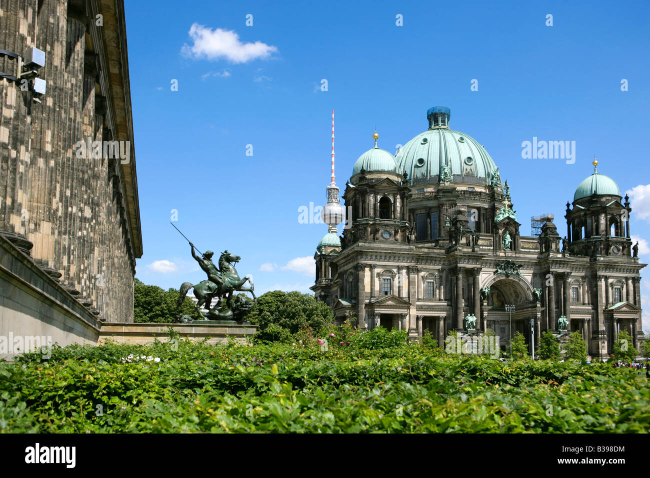 Deutschland und Altes Museum, Berlin, Allemagne l'ancien Dom Museum et cathédrale Banque D'Images