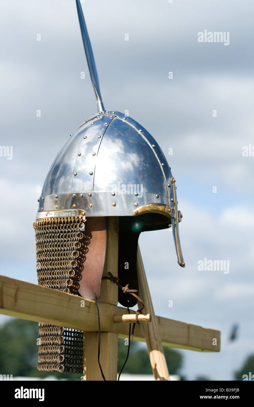 Casque Saxon Banque D'Images