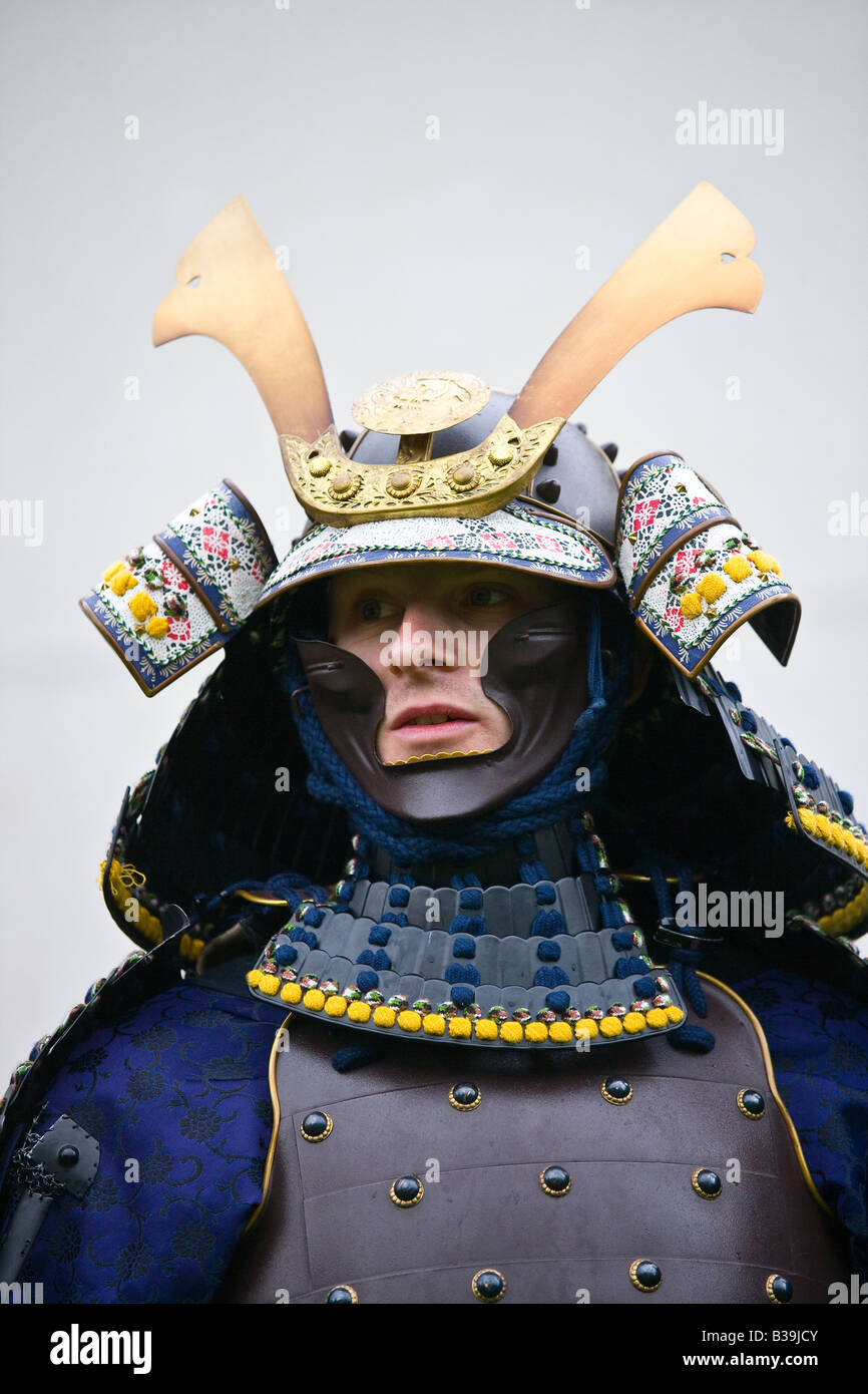 guerrier samouraï Banque D'Images