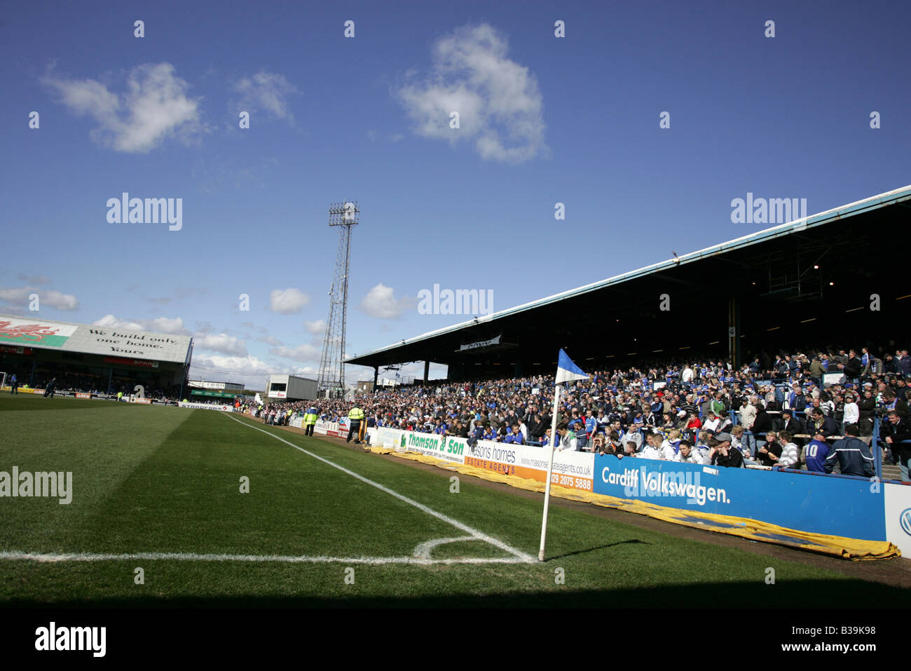 Accueil Ninian Park de Cardiff City Football Club Banque D'Images