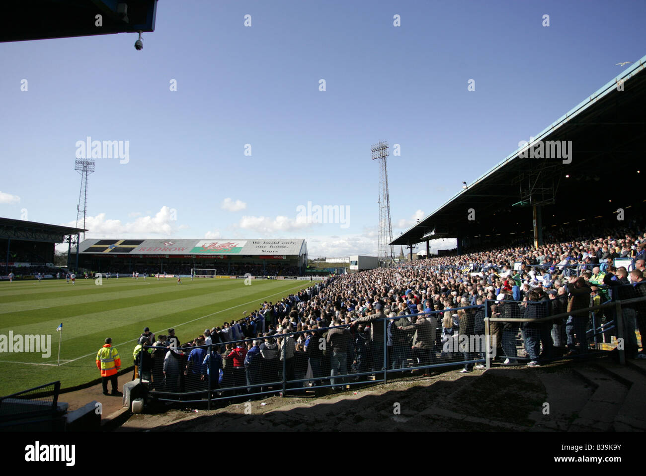 Accueil Ninian Park de Cardiff City Football Club Banque D'Images