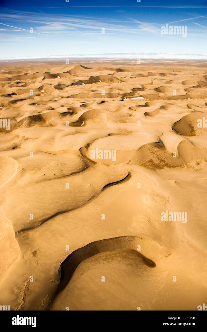 Paysage pittoresque de Great Sand Dunes National Park en Californie USA Banque D'Images