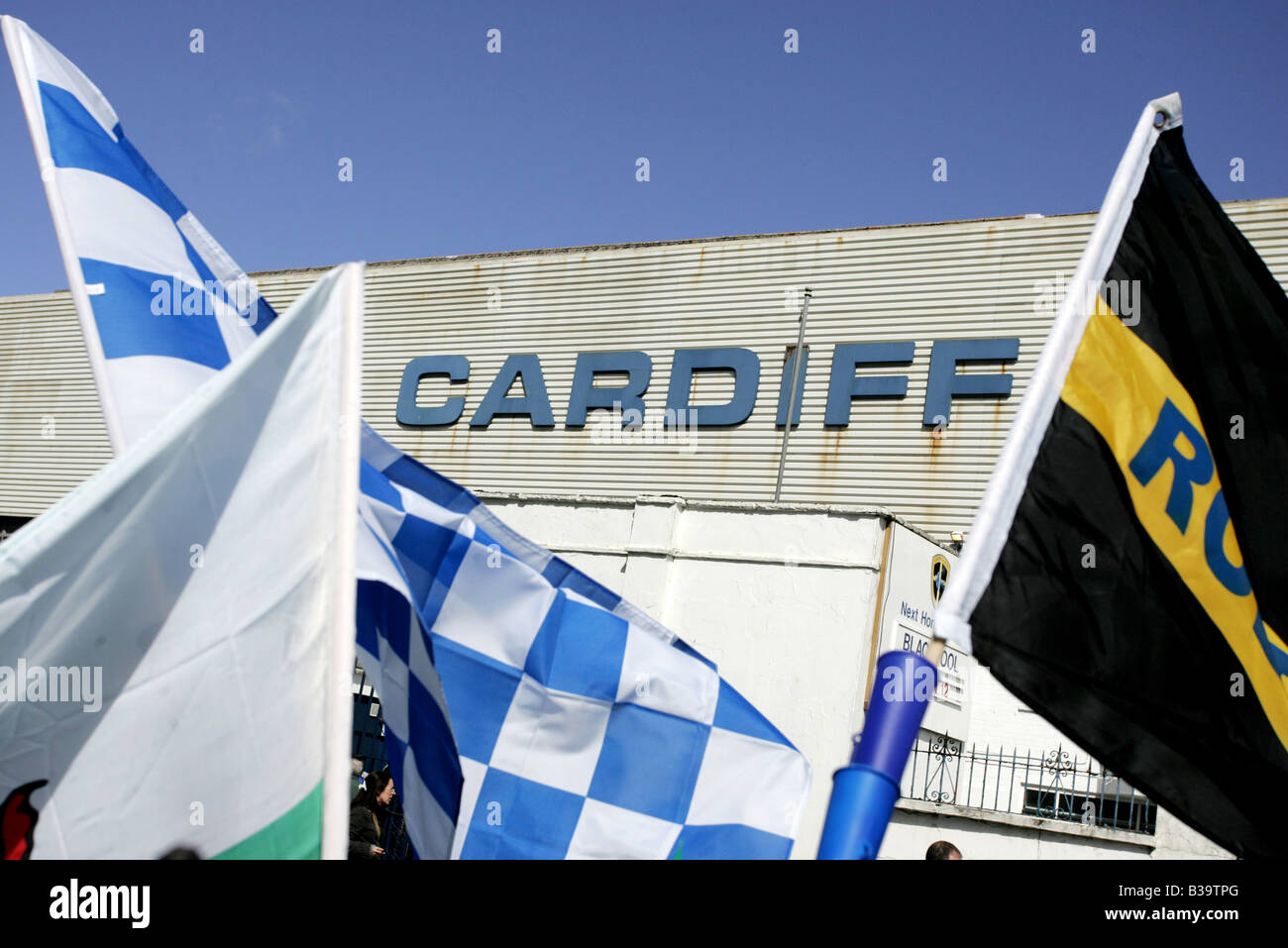 Accueil Ninian Park de Cardiff City Football Club Banque D'Images
