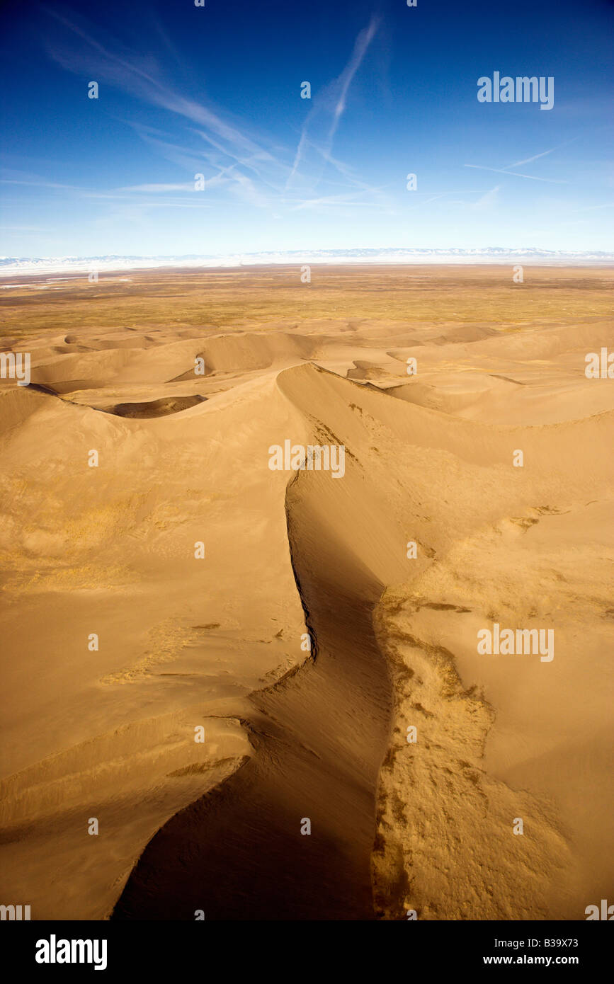 Paysage pittoresque de Great Sand Dunes National Park en Californie USA Banque D'Images