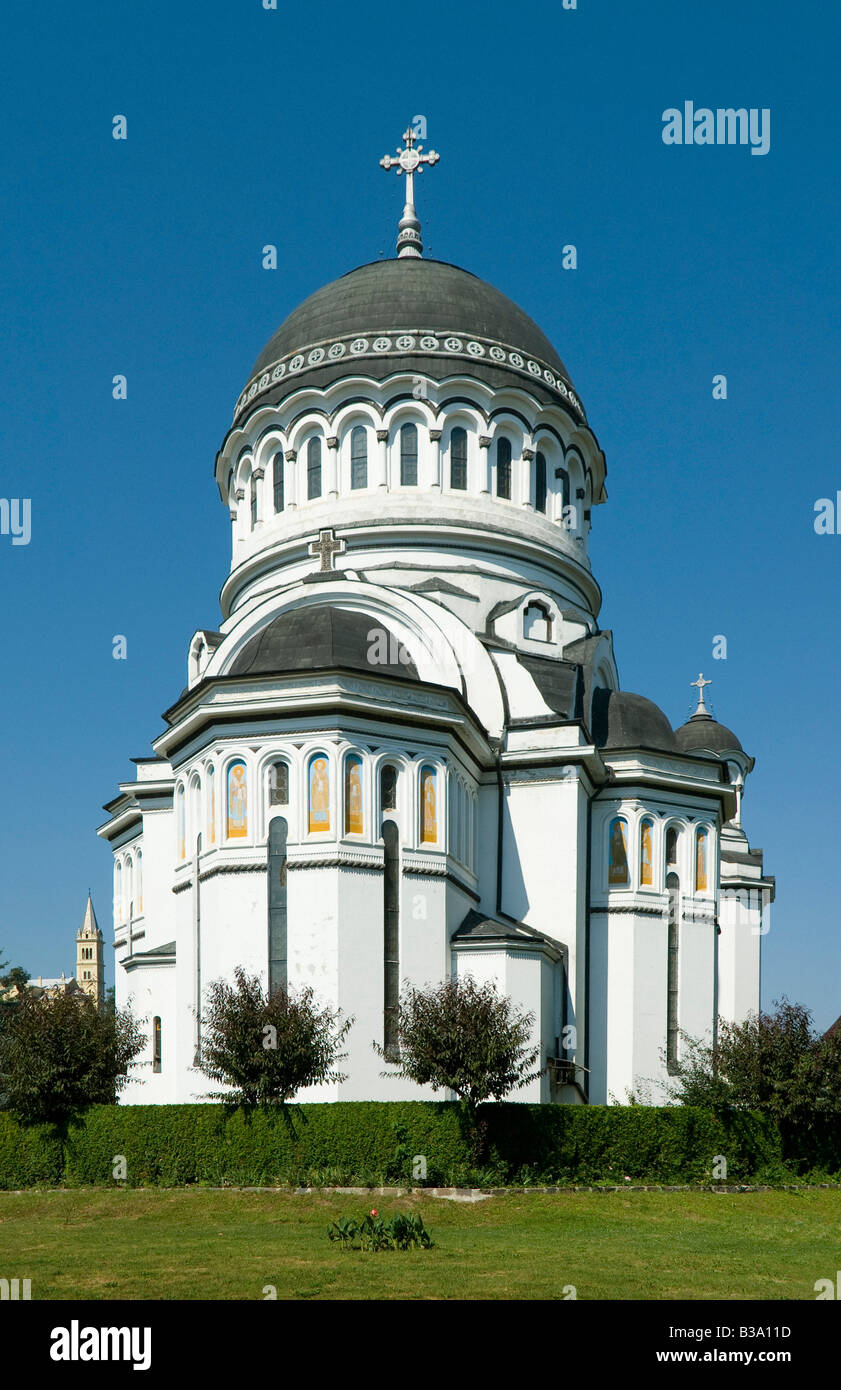 L'Église orthodoxe, Sighisoara, Transylvanie, Roumanie Banque D'Images