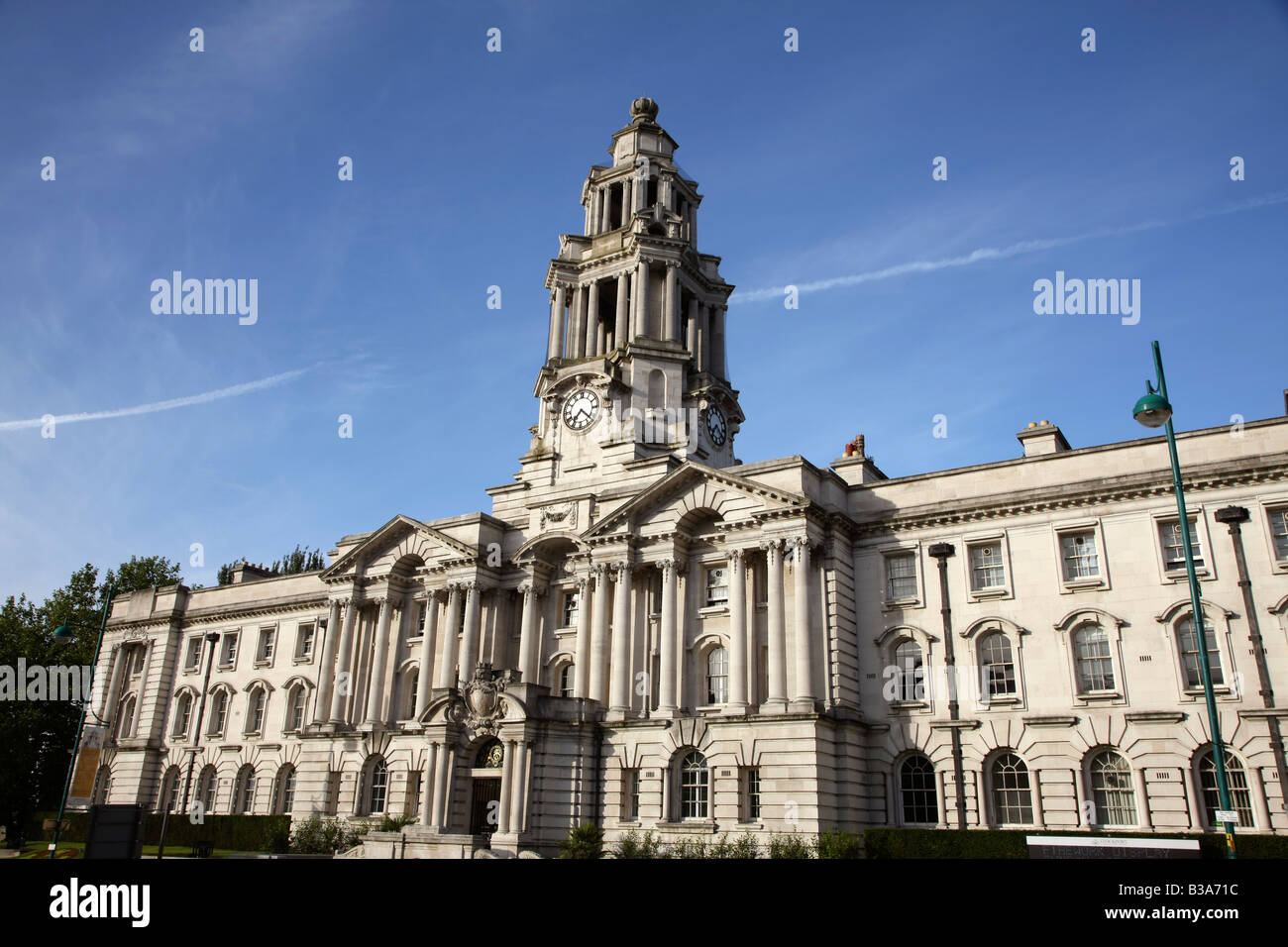 Hôtel de ville de Stockport, Stockport, Royaume-Uni Banque D'Images