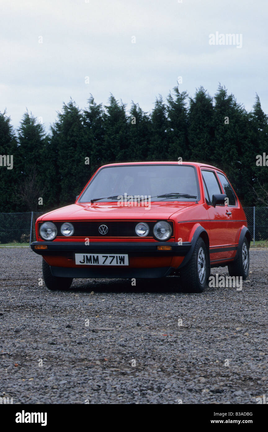 Volkswagen Golf Mk1 GTi. Banque D'Images