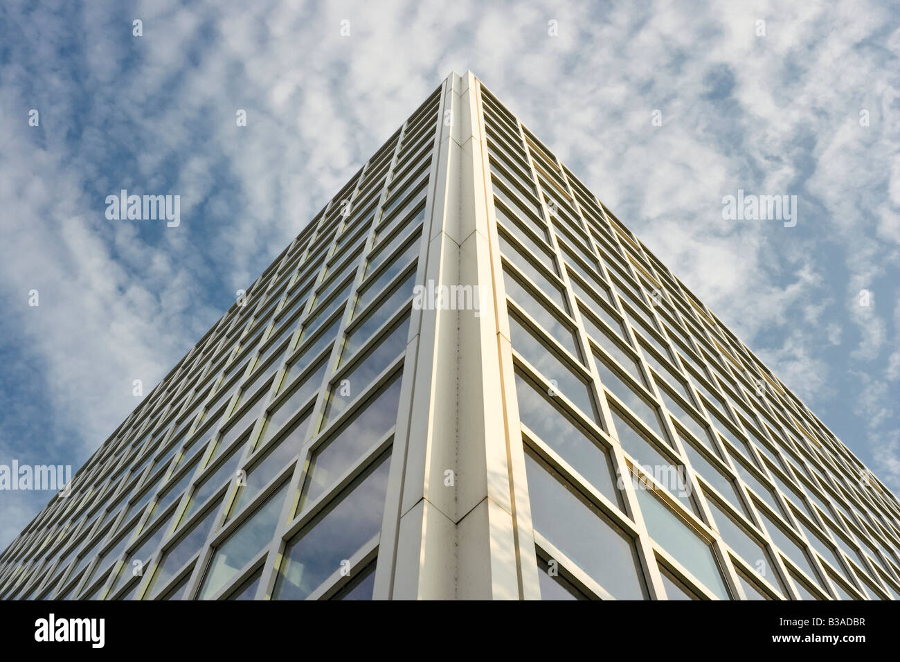 Bâtiment de la bibliothèque de l'Université d'Art (Hochschule für bildende Künste) à Braunschweig, en Allemagne. Banque D'Images