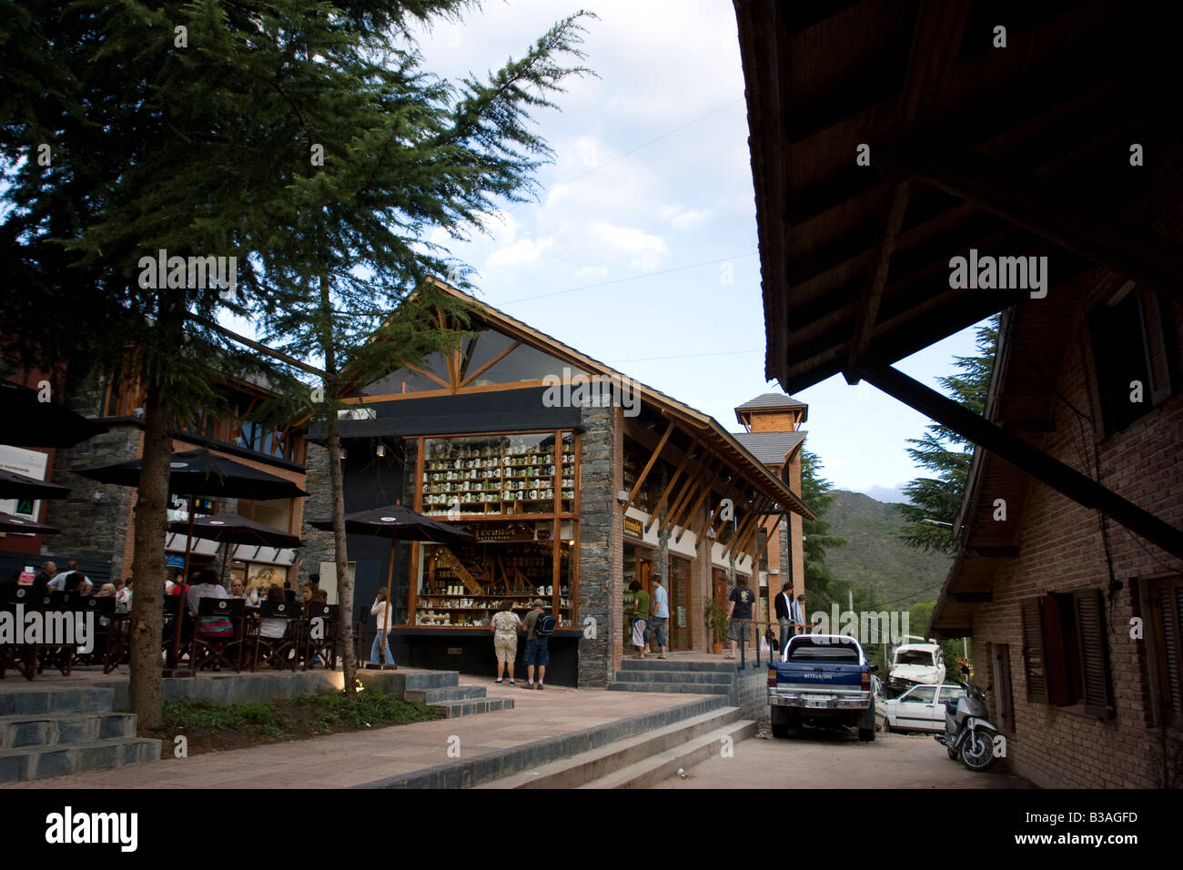 Boutique de souvenirs traditionnels dans la région de Villa General Belgrano Buenos Aires Cordoba Argentine Banque D'Images