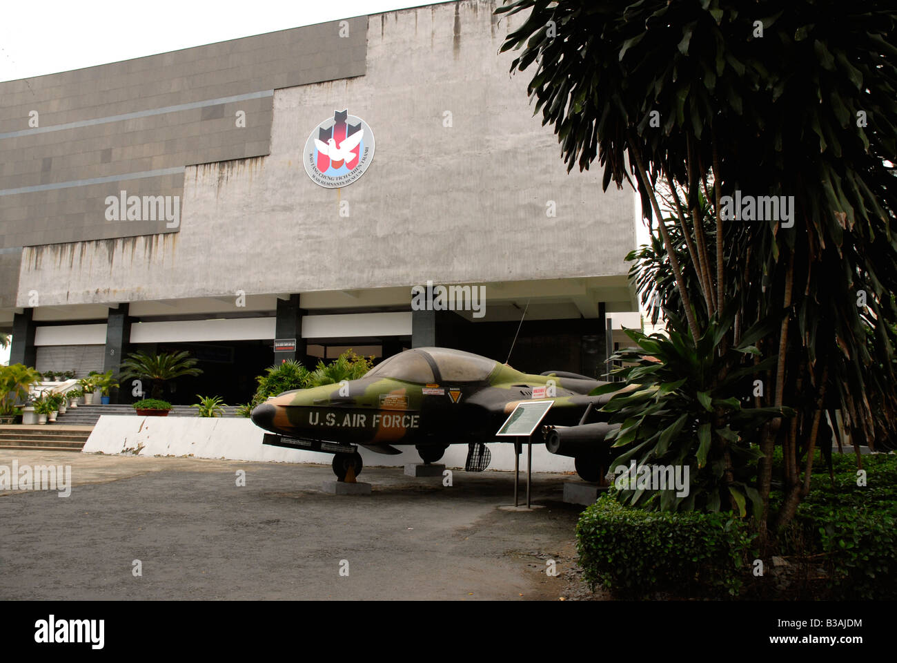 Musée des débris de guerre Saigon Vietnam Banque D'Images