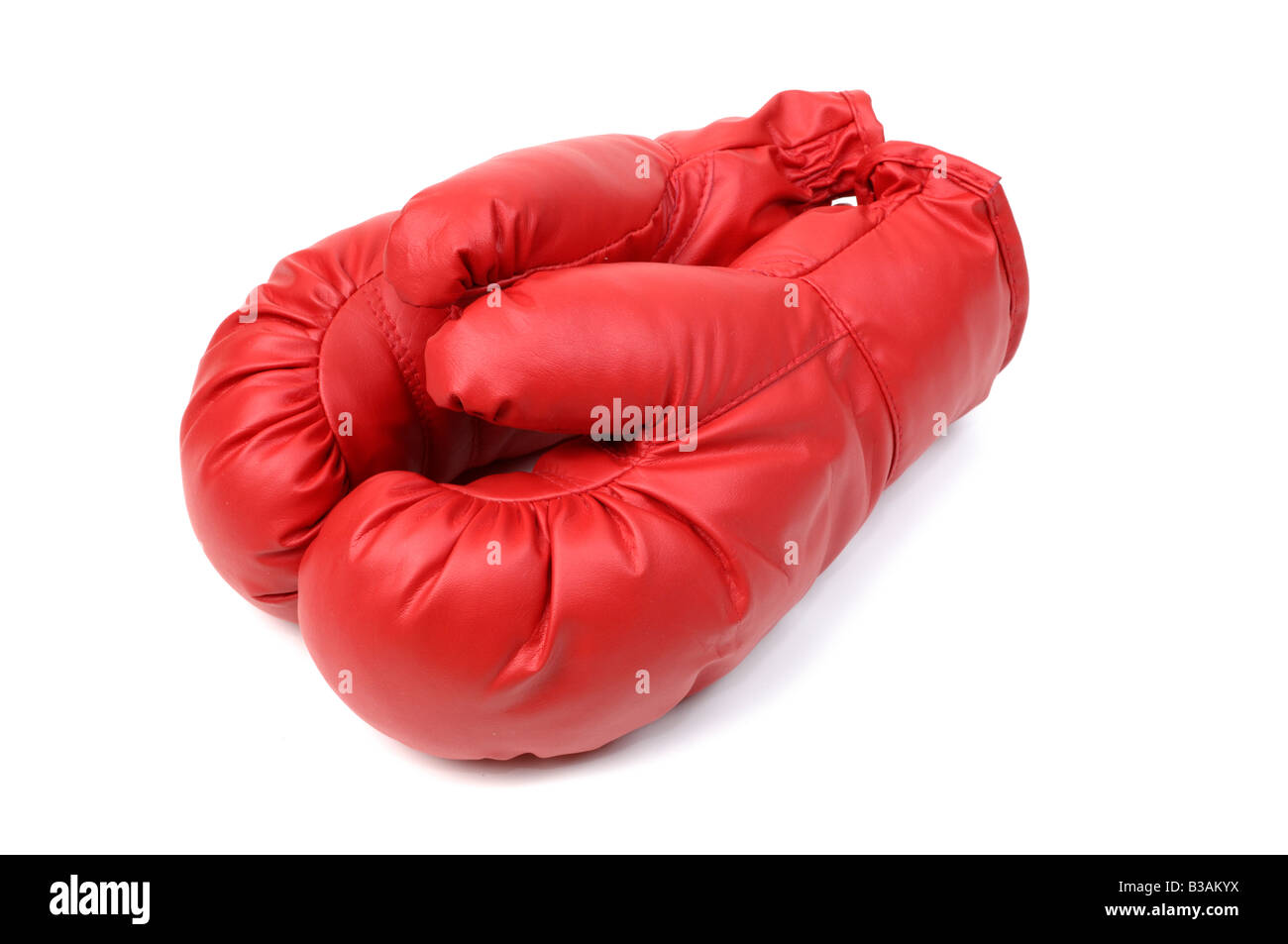 Red boxing gloves Banque D'Images