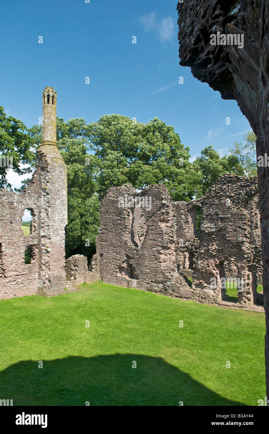 Grosmont château, une forteresse en ruine à Grosmont, Monmouthshire Banque D'Images