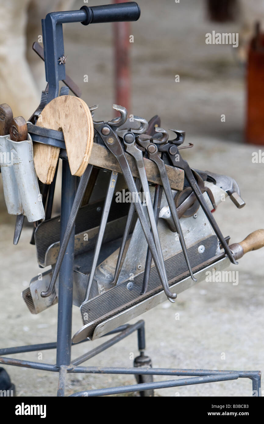 La ferme de Gy, Equipement des chevaux