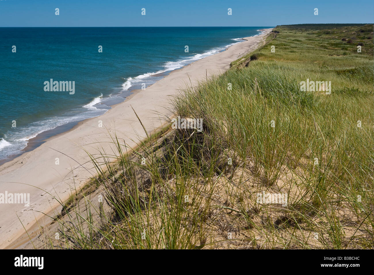 Le Massachusetts Cape Cod Plage Marconi Banque D'Images