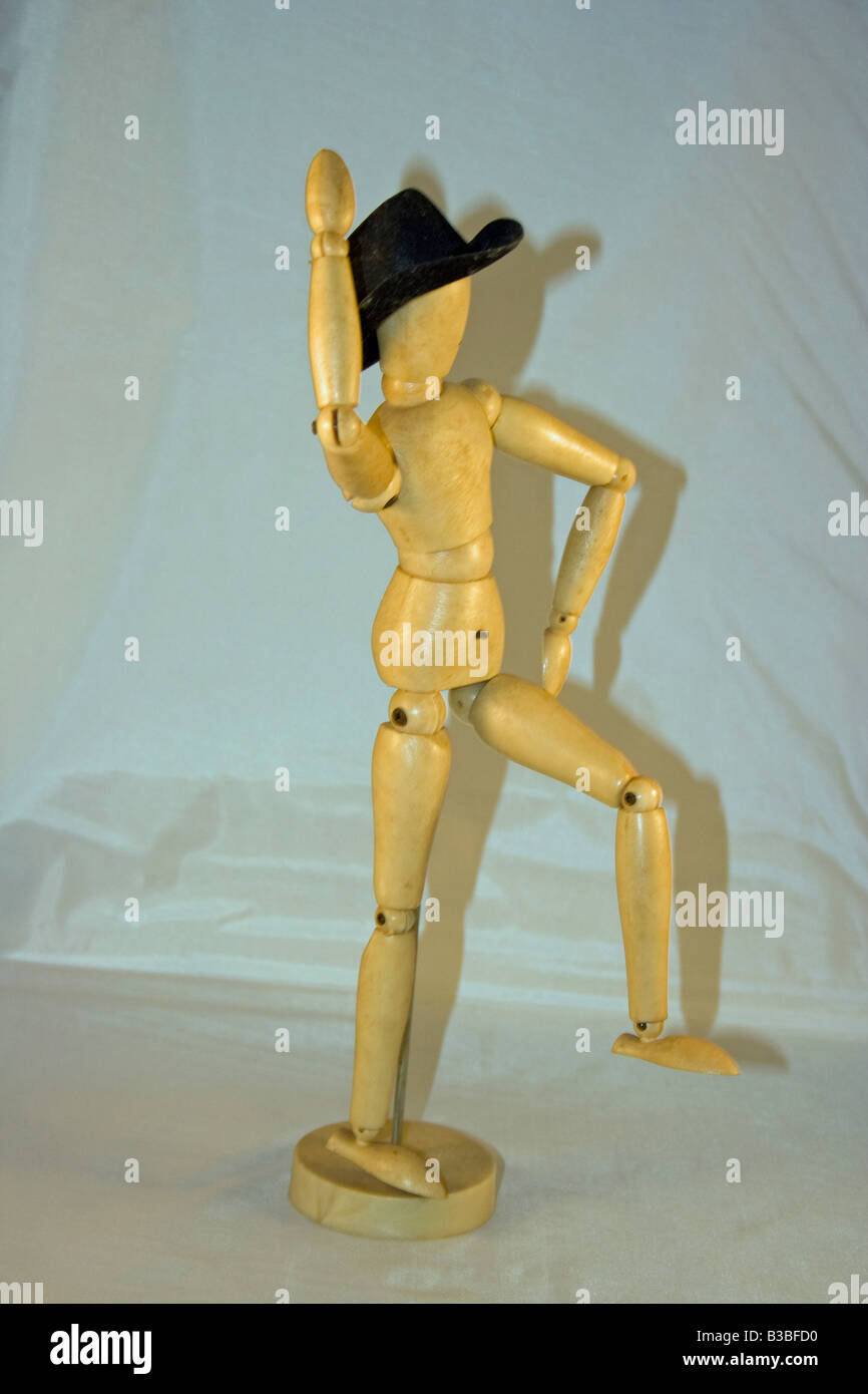 Silo-Adjustable Cowboy, Mannequin Style rhum Captain Morgan Banque D'Images
