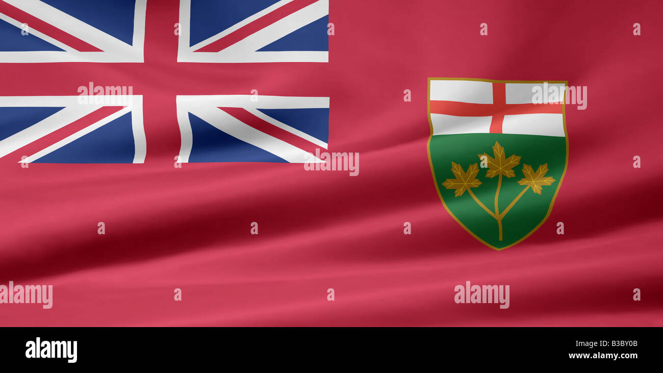 Flag of ontario Banque de photographies et d’images à haute résolution ...