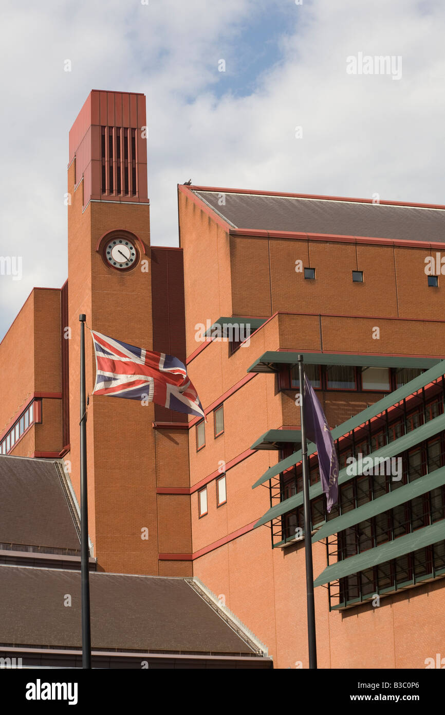 La British Library. Euston Road, Londres, Angleterre Banque D'Images