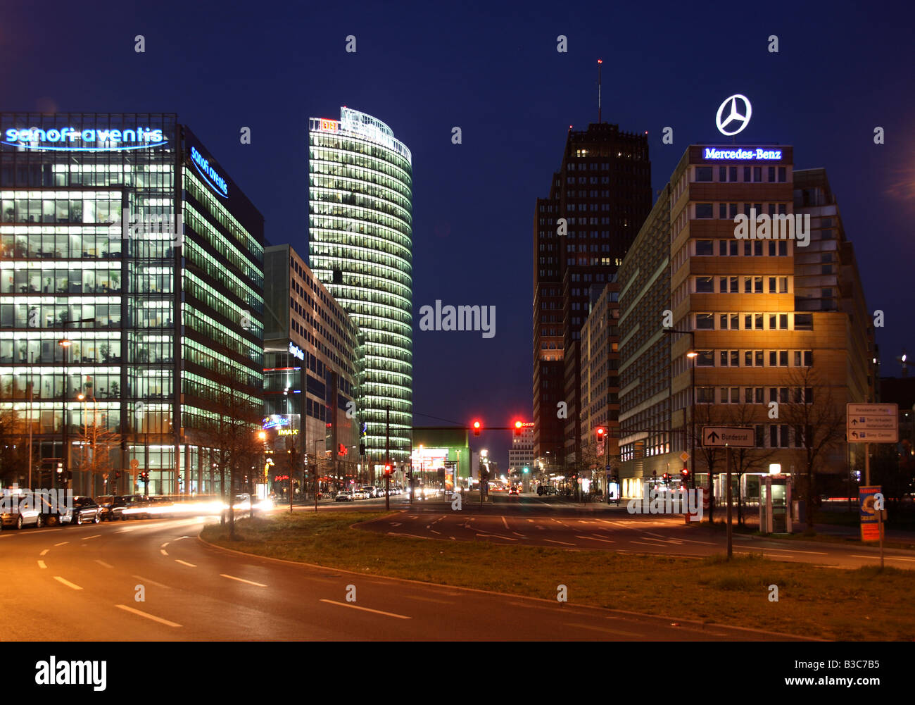 Allemagne, Berlin. La Potsdamer Platz. Banque D'Images