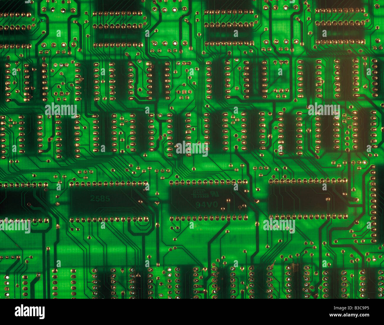 Détail du circuit board Banque D'Images