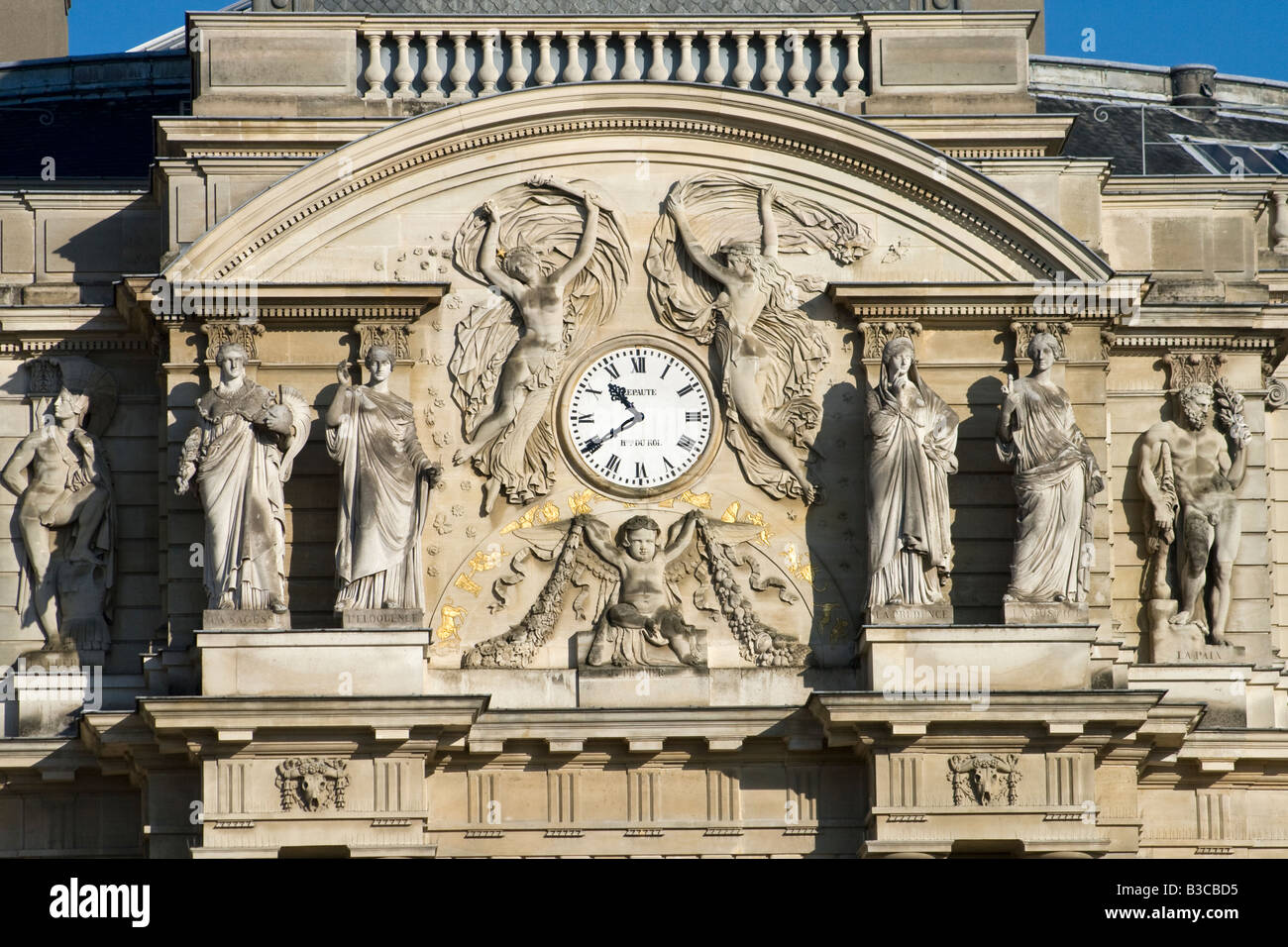 Palais du Luxembourg Jardin du Luxembourg Paris France Banque D'Images