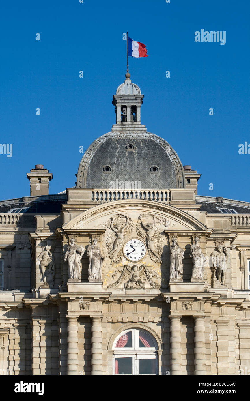 Palais du Luxembourg Jardin du Luxembourg Paris France Banque D'Images