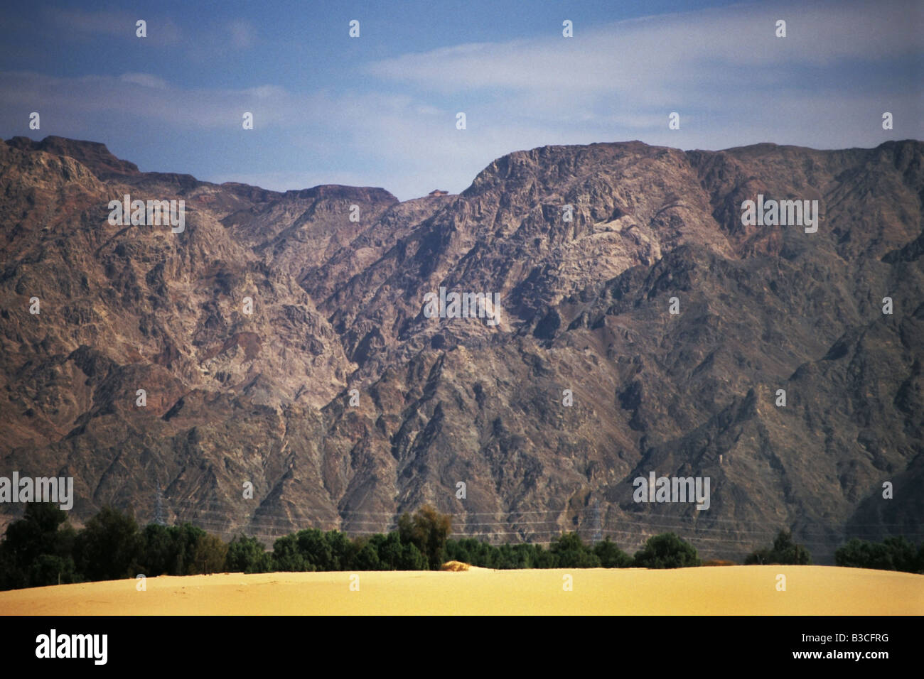 Beaux paysages de désert en Égypte Banque D'Images