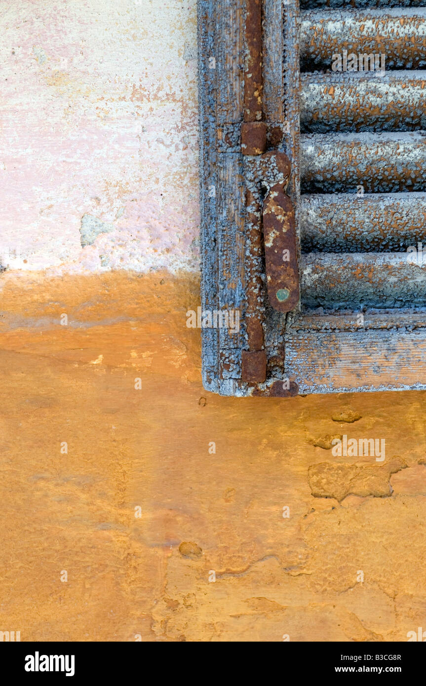 Détail de l'obturateur de la fenêtre Banque D'Images