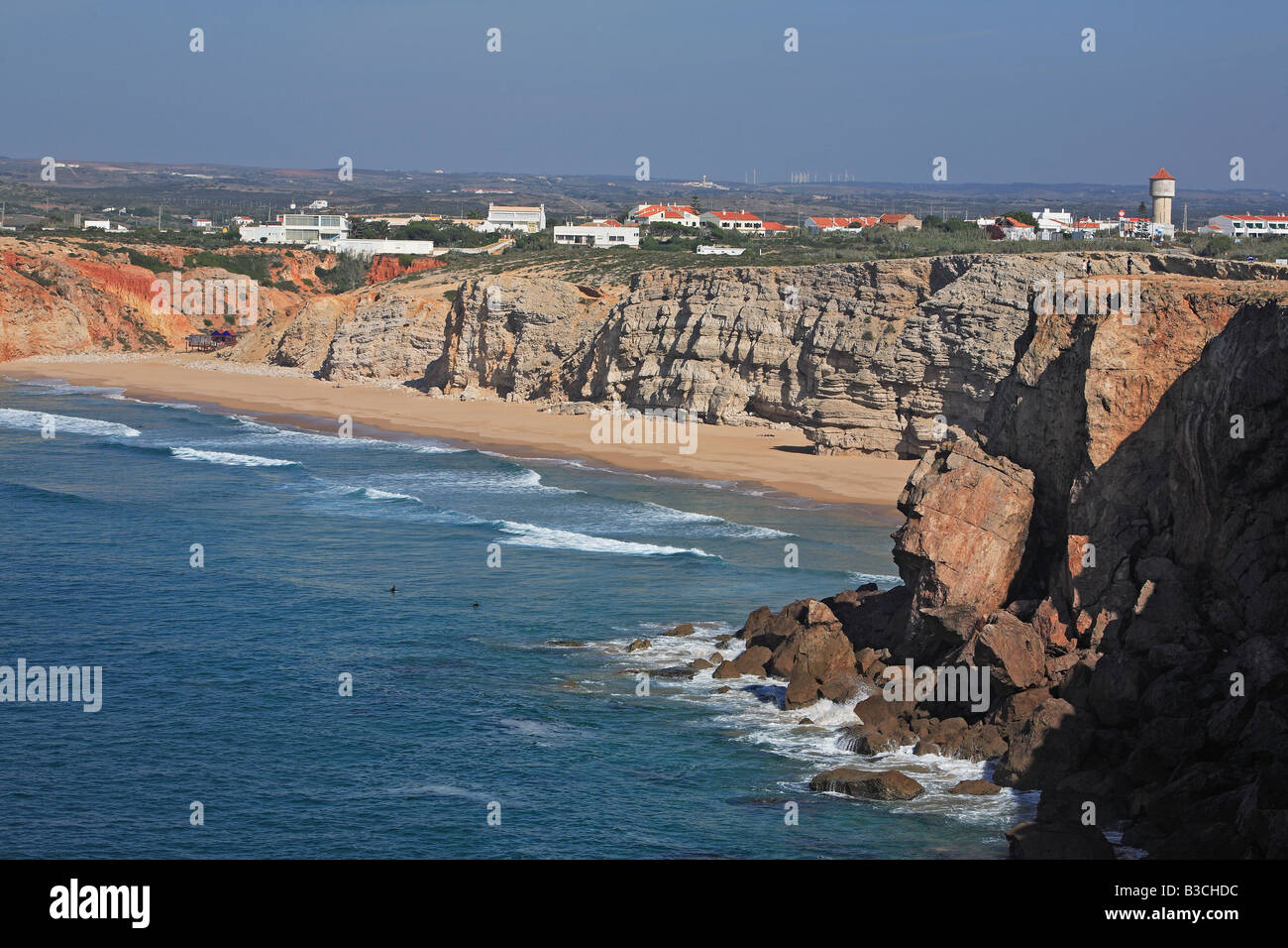 Praia do Beliche Sagres Algarve Portugal Banque D'Images