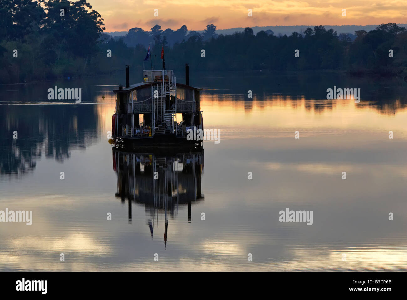 Hawkesbury River Sunrise Blue Mountains Australie Nouvelle Galles du Sud Banque D'Images