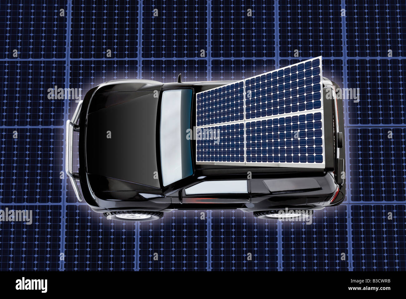 Voiture solaire Banque D'Images