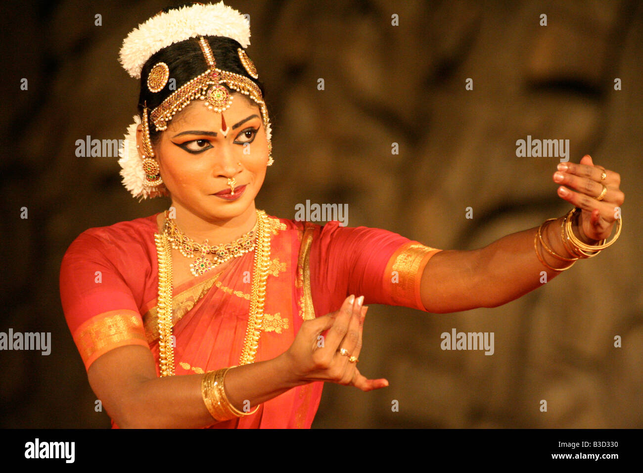 Danseuse indienne Banque D'Images