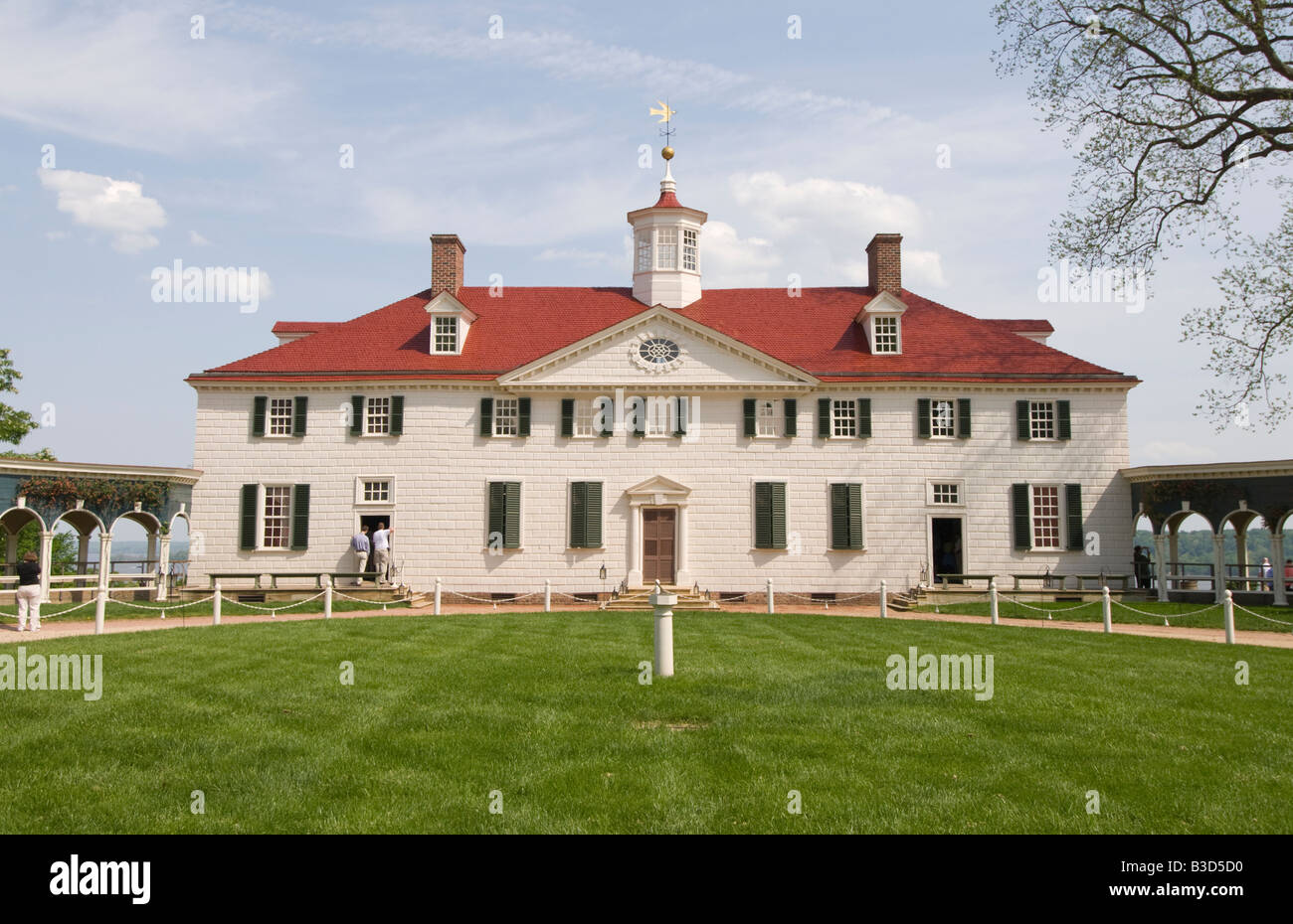 Washington DC USA domaine historique de George Washington à Mount Vernon, en Virginie. Banque D'Images