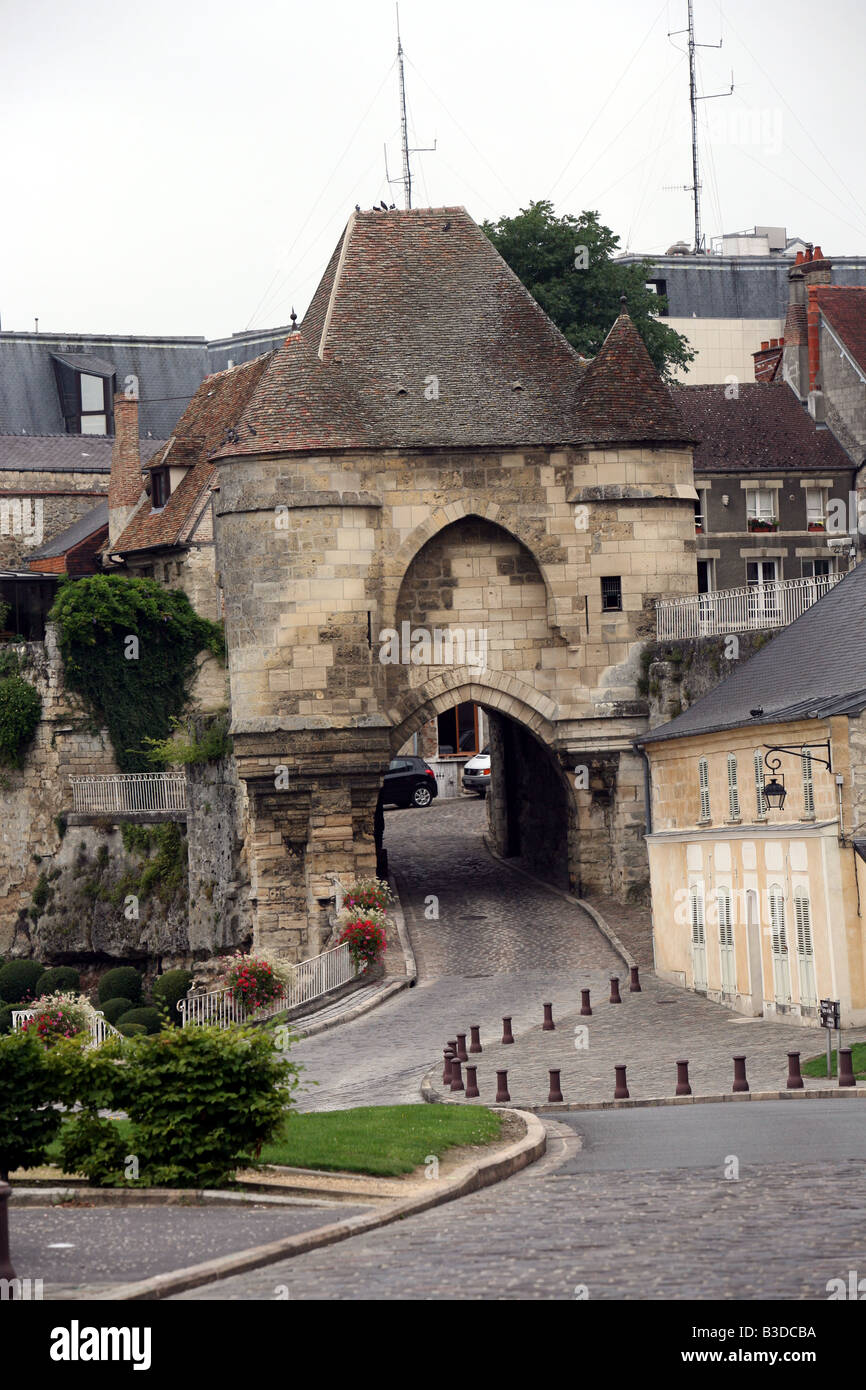 Porte d'Ardon porte médiévale de la ville de Laon France Europe Photo Stock  - Alamy