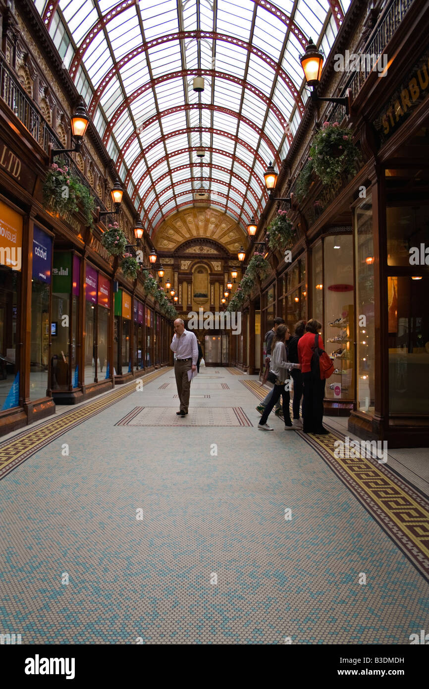 Arcade centrale shopping mall-Newcastle Banque D'Images