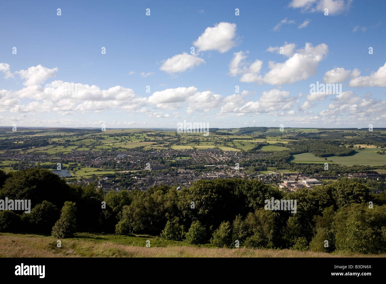 Otley Chevin du, Otley près de Leeds West Yorkshire UK Juin 2008 Banque D'Images