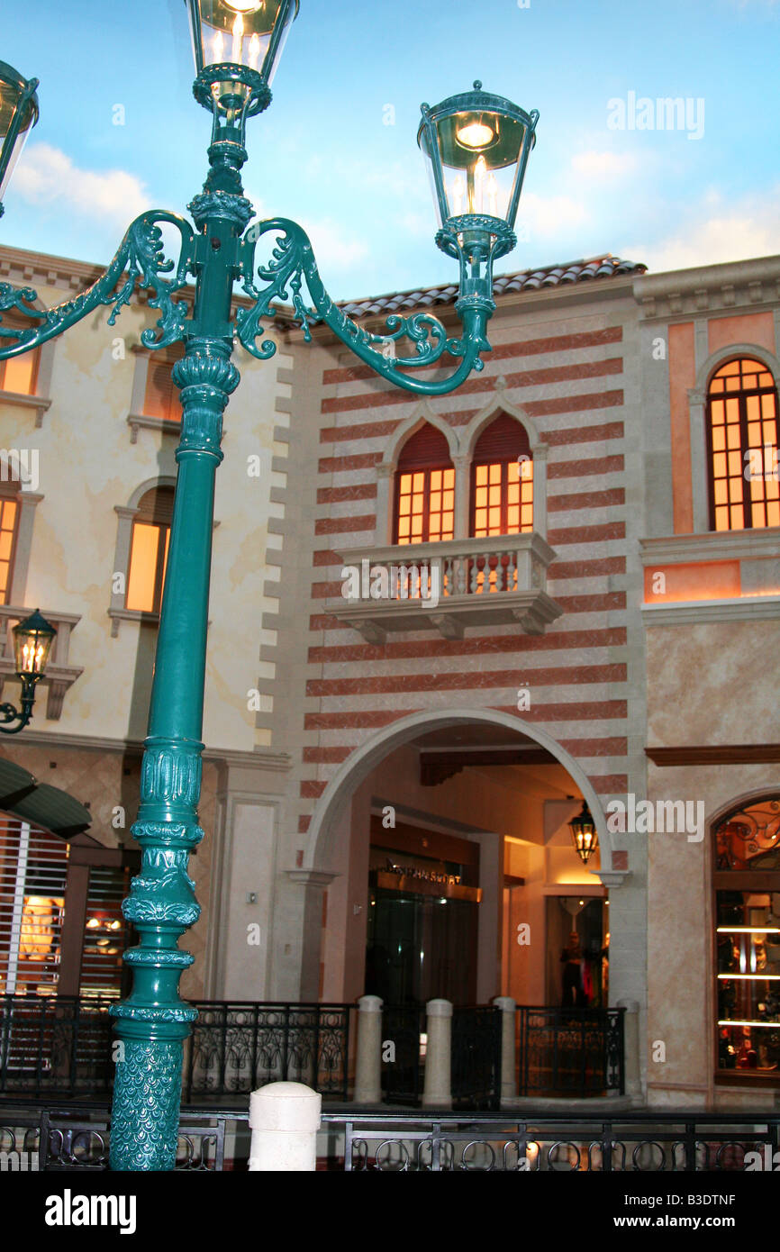 Les boutiques du Venetian à Las Vegas Banque D'Images