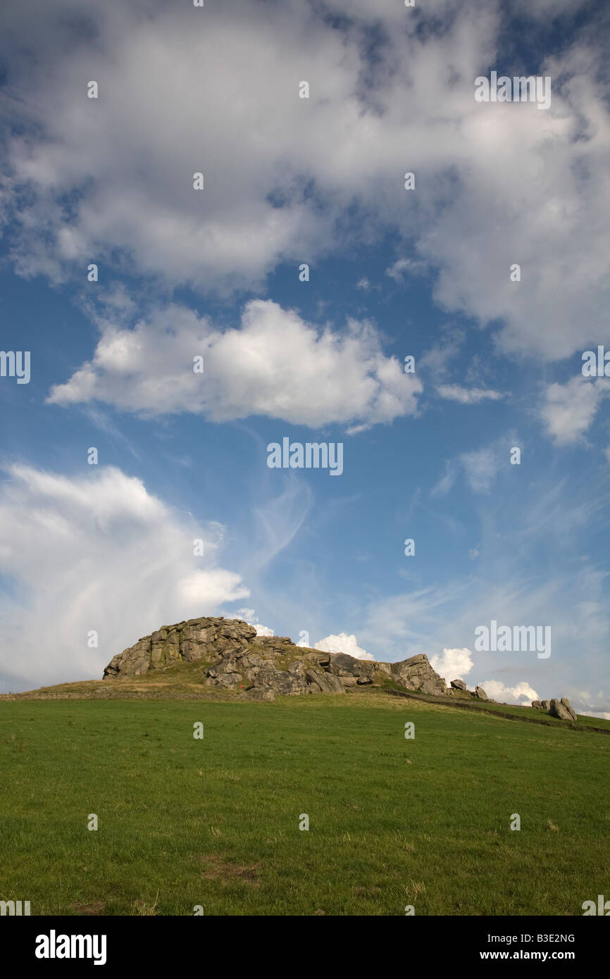 Almscliff Crags près de Otley West Yorkshire UK 2008 Banque D'Images