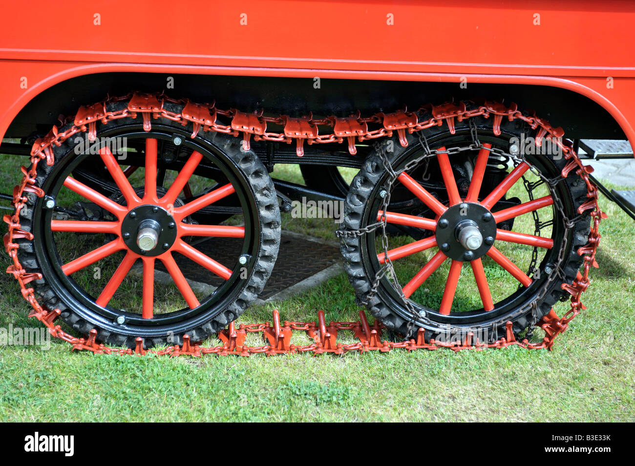 Voiture Ford Modèle T converti avec des roues et chenilles pour motoneiges 1925 Banque D'Images