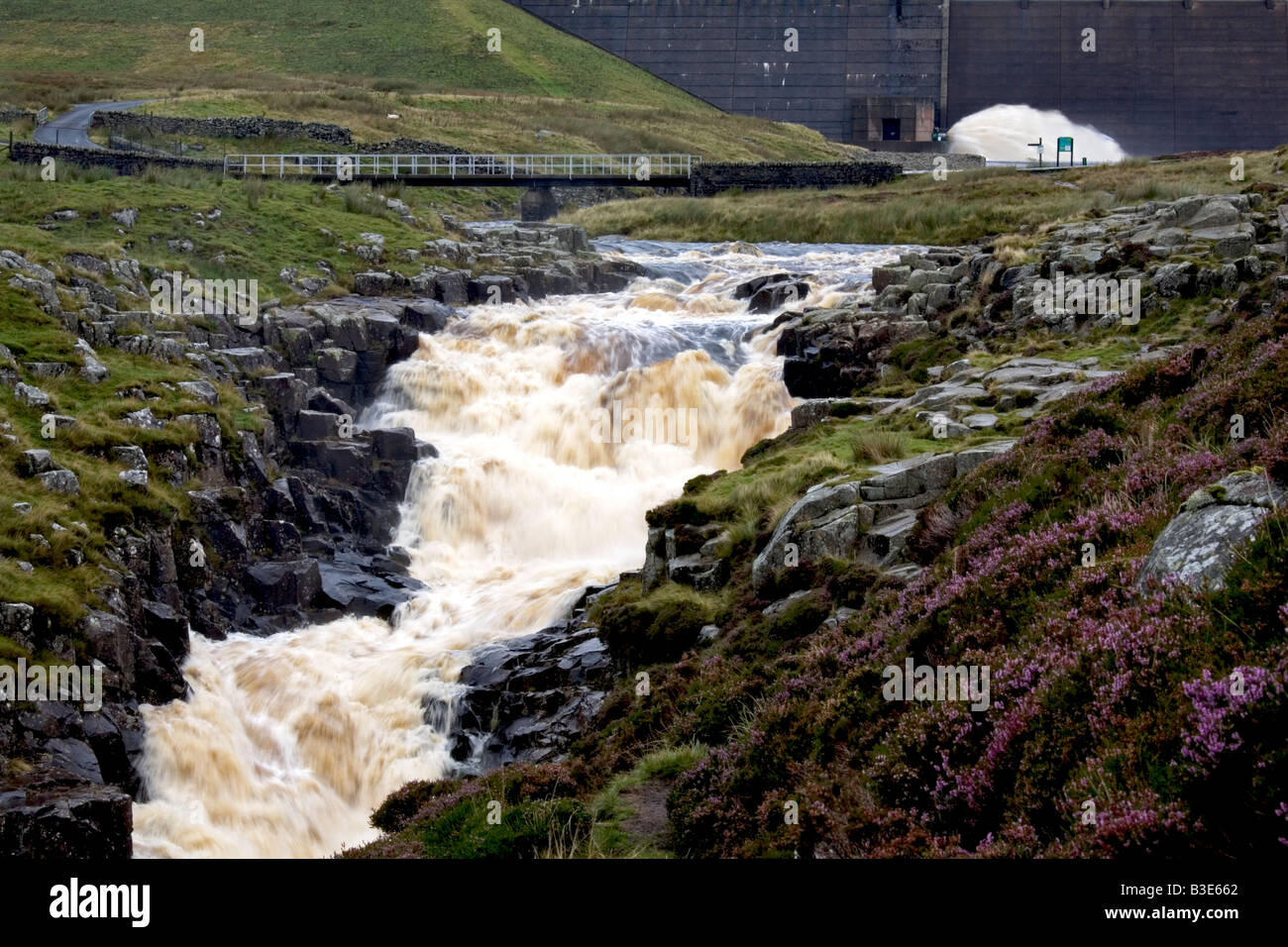 Cascade de Teesdale supérieure du museau du chaudron Banque D'Images