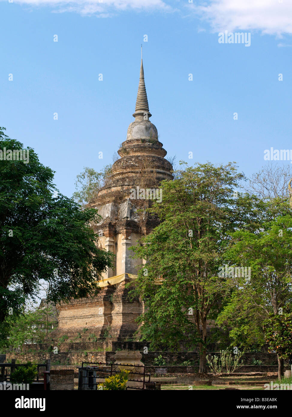 La Thaïlande, Chiang Mai, le Wat Jedyod, Jed Yod Banque D'Images