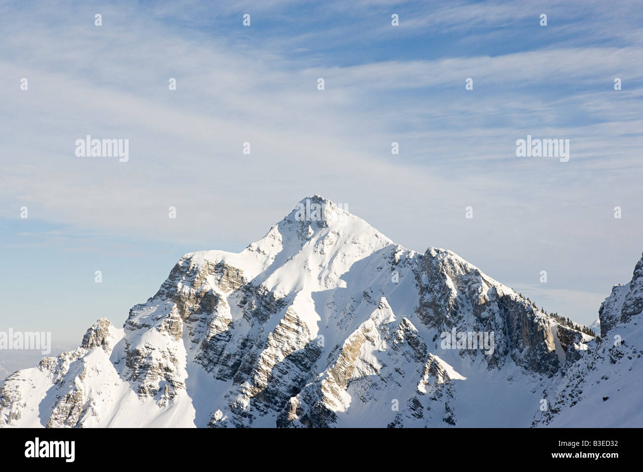 Sommet d’une montagne Banque D'Images