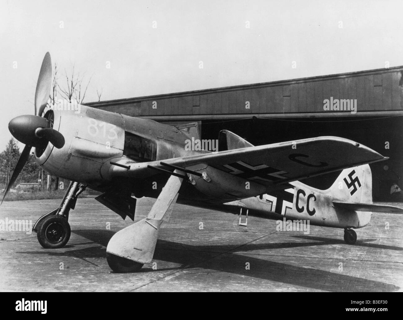 Luftwaffe / Militaire / Focke-Wulf FW 190 Banque D'Images