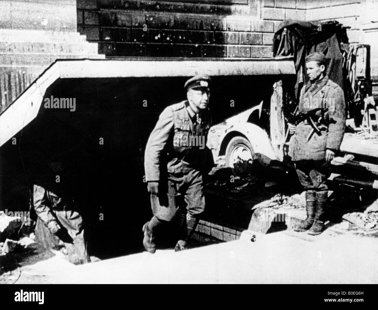 Général Weidling, Hitler's Bunker Banque D'Images Général Weidling, Hitler's Bunker Banque D'Images