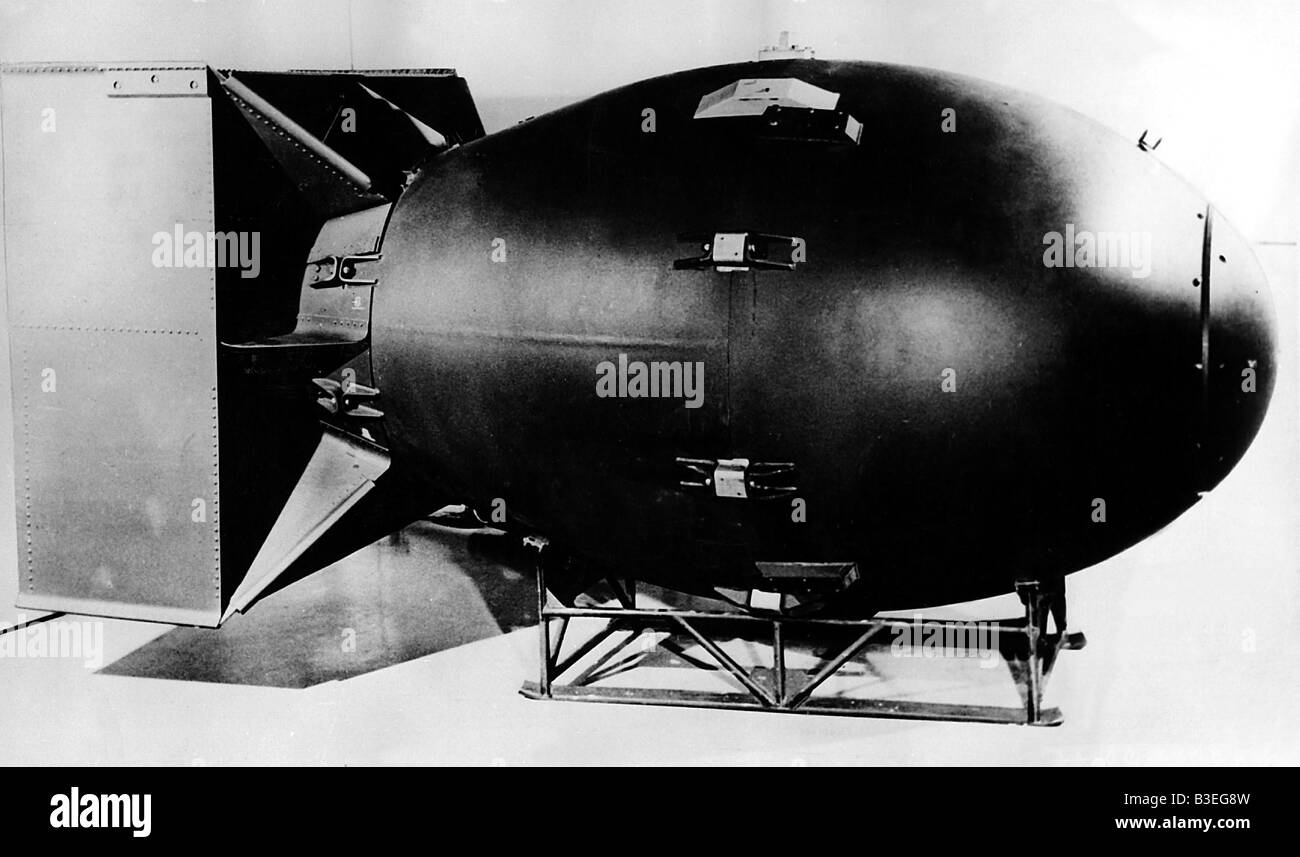 Événements, seconde Guerre mondiale / seconde Guerre mondiale, Japon, Nagasaki, bombe atomique 'Fat Man', 4670 kg, Banque D'Images